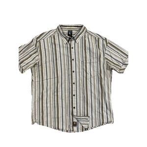 KUHL Suncel Mens Size XL Riviera Short Sleeve Button Up Hiking Shirt‎